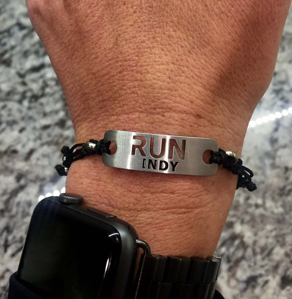 RUN INDY Running Bracelet - ATHLETE INSPIRED running jewelry, running chicago