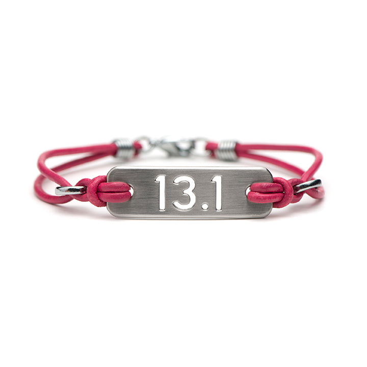 13.1 Half Marathon Running Bracelet - ATHLETE INSPIRED Running jewelry, run bracelet
