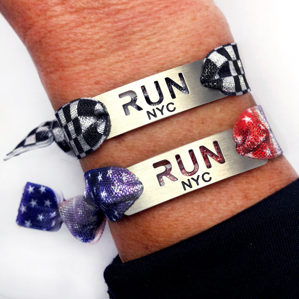 Run New York City Tie Bracelet, NYC gift, New York City Marathon Gift