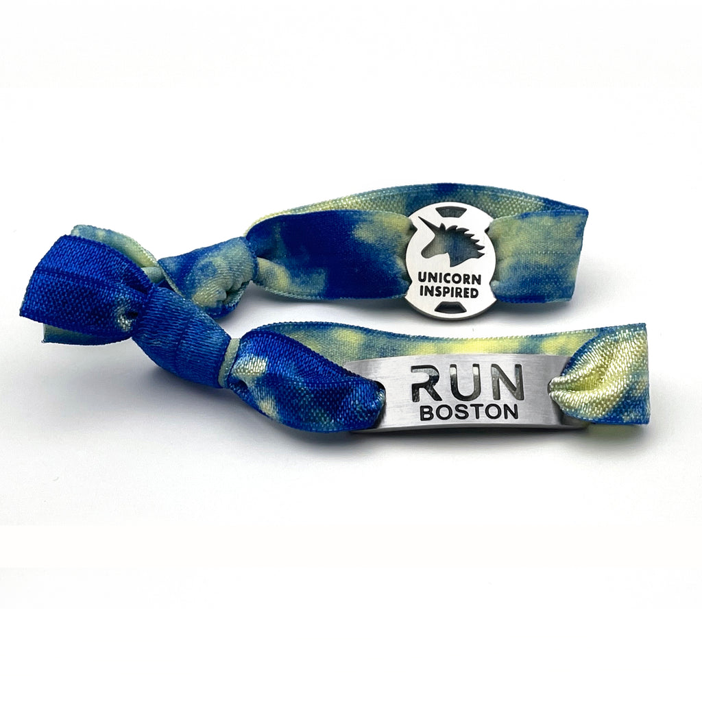 ATHLETE INSPIRED - RUN BOSTON, Unicorn Inspired Adjustable Bracelet, Run Boston Bracelet, Boston Marathon Gift, Race Gift