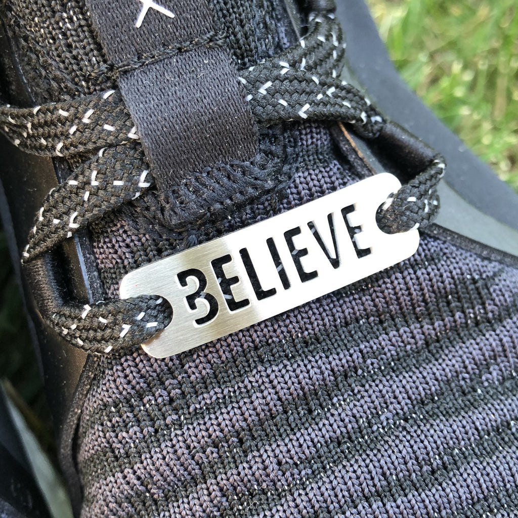 BELIEVE-COURAGE-BREATHE-STRENGTH Shoe Tag