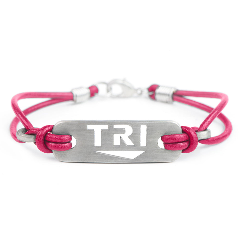 TRI triathlon bracelet - ATHLETE INSPIRED - triathlon jewelry, tri jewelry