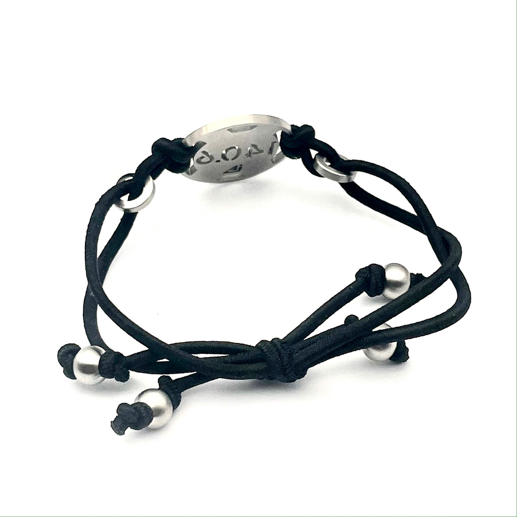 Black Replacement Cord for Adjustable Stretch Bracelet - 2