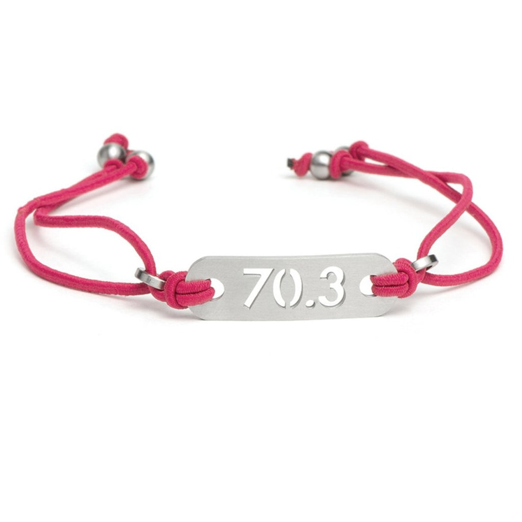 70.3 Half Iron Distance Adjustable Stretch Bracelet