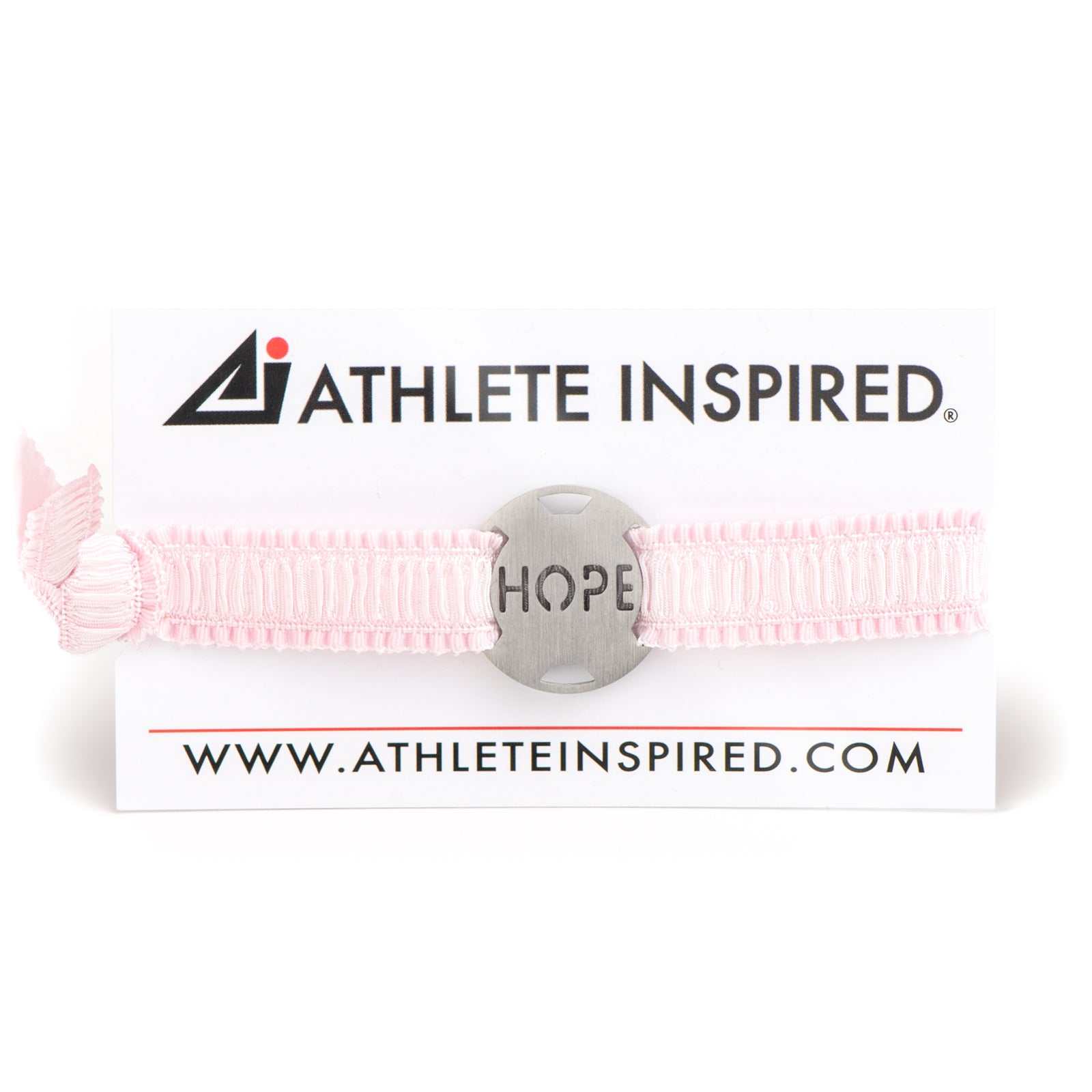 Shine With Hope Breast Cancer Awareness Bolo Bracelet Featuring A Simulated  Diamond Framed By 2 Ribbons