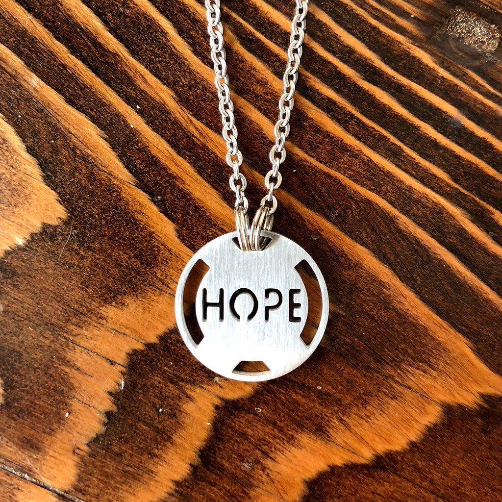Hope Stainless Steel Inspirational Necklace - ATHLETE INSPIRED Inspirational Jewelry
