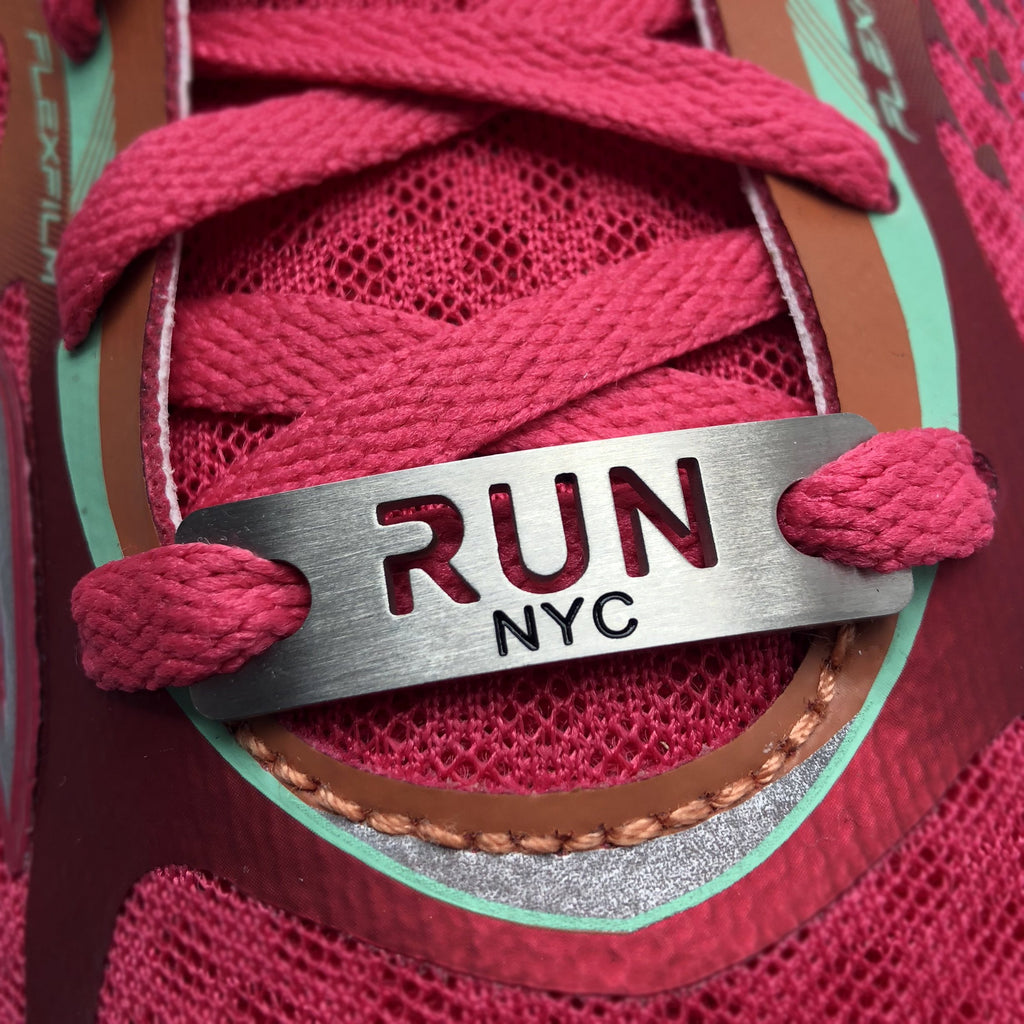 Run New York City Marathon Shoe Tag Bundle Set, NYC gift, New York City Marathon Gift