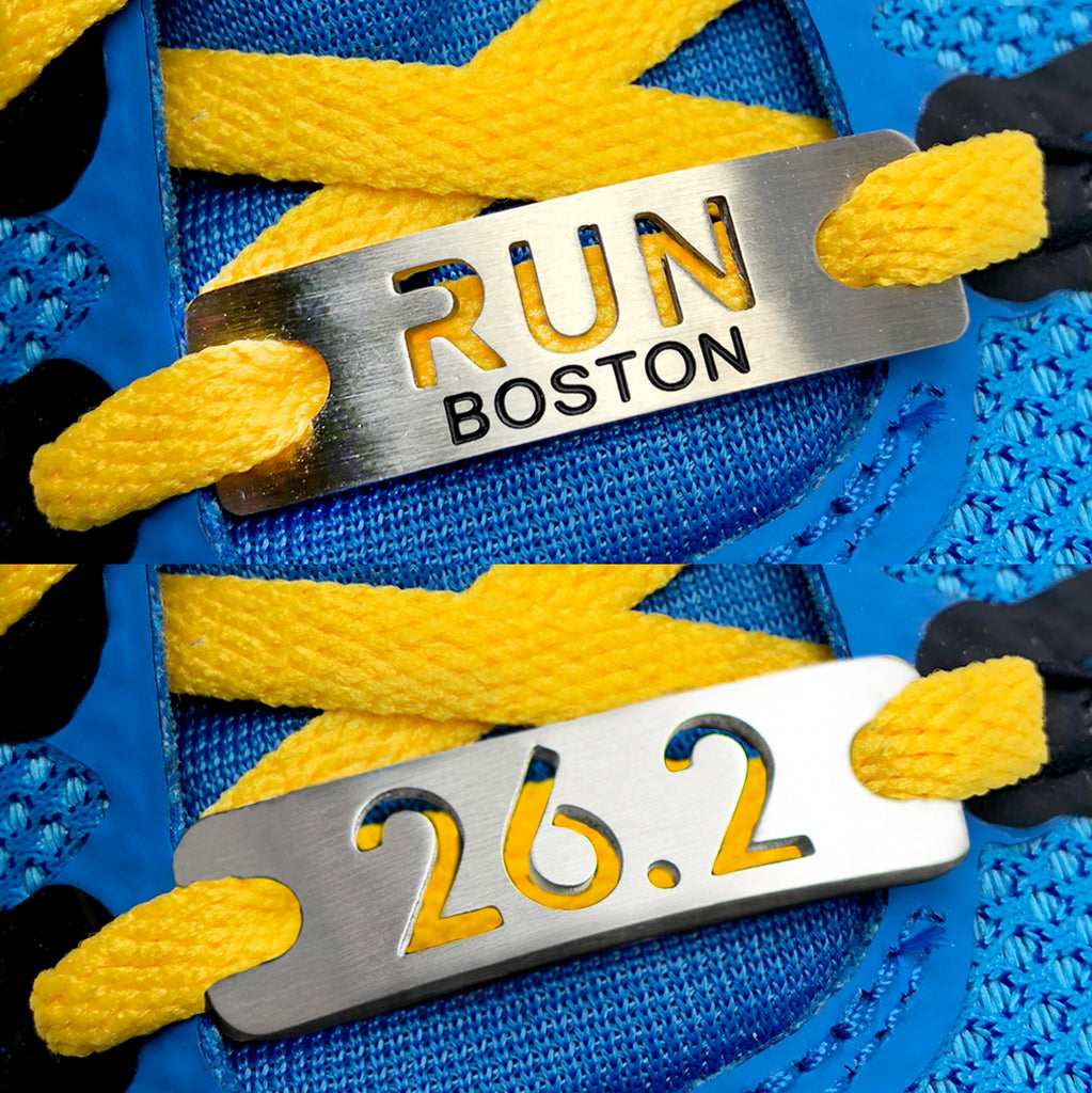 boston marathon shoe tag, 26.2 marathon shoe charm for running marathon or marathon training boston