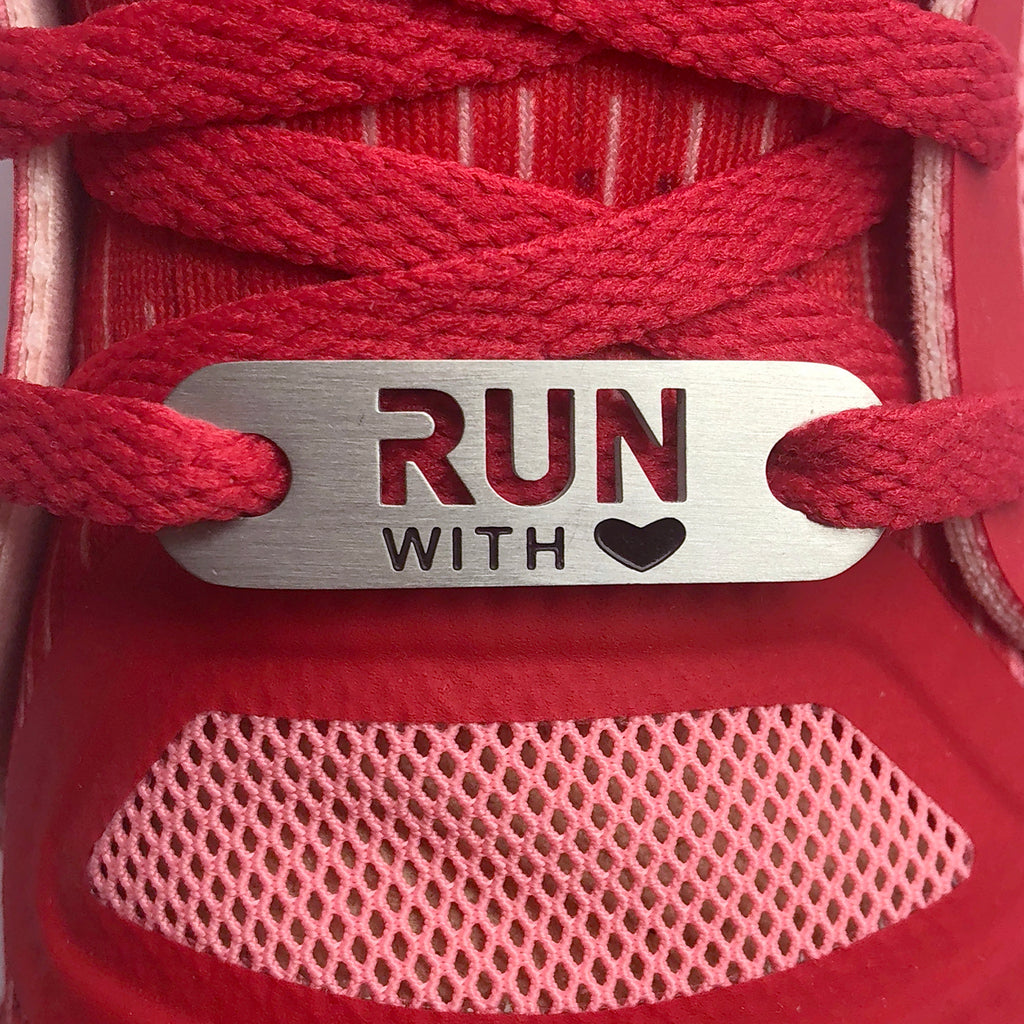 RUN with HEART Shoe Tag - ATHLETE INSPIRED