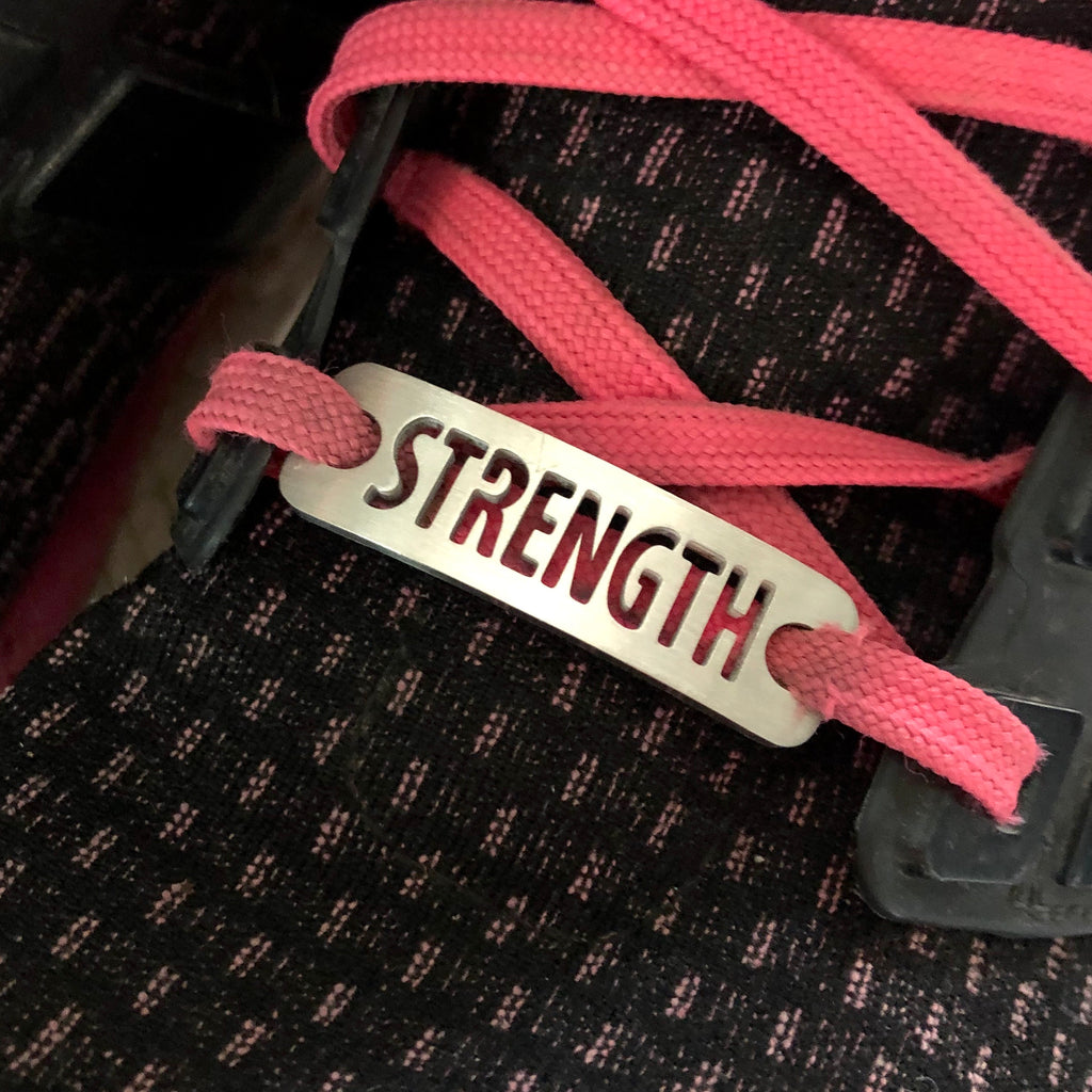 BELIEVE-COURAGE-BREATHE-STRENGTH Shoe Tag